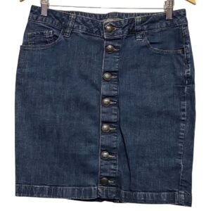 Esprit vintage button-down mini jean skirt, Size 30